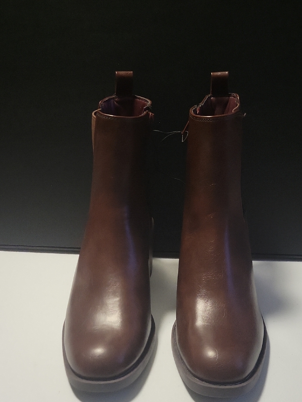 Brown Leather  Ankle Boots      5